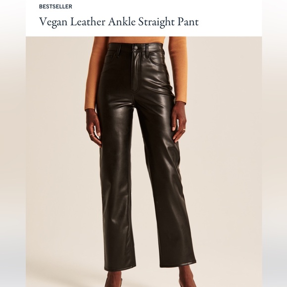 Abercrombie vegan leather pants - Size 25 - Picture 1 of 6